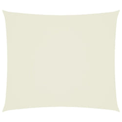 vidaXL Sunshade Sail Oxford Fabric Rectangular 2.5x3 m Cream Shade Canopy