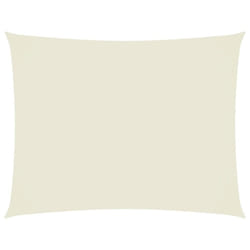 vidaXL Sunshade Sail Oxford Fabric Rectangular 2.5x3.5 m Cream Patio Sunscreen
