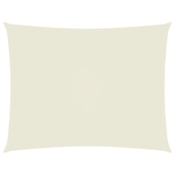 vidaXL Sunshade Sail Oxford Fabric Rectangular 2.5x4 m Cream Sunscreen Canopy