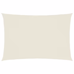 vidaXL Sunshade Sail Oxford Fabric Rectangular 2.5x4.5 m Cream Patio Sunscreen