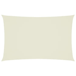 vidaXL Sunshade Sail Oxford Fabric Rectangular 2.5x5 m Cream Sunscreen Canopy
