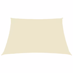 vidaXL Sunshade Sail Oxford Fabric Rectangular 3x4 m Cream Sunscreen Canopy