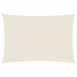 vidaXL Sunshade Sail Oxford Fabric Rectangular 3x5 m Cream Sunscreen Canopy