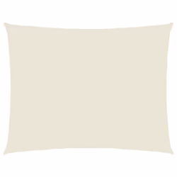 vidaXL Sunshade Sail Oxford Fabric Rectangular 3.5x4.5 m Cream Patio Sunscreen