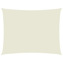 vidaXL Sunshade Sail Oxford Fabric Rectangular 3.5x4.5 m Cream Patio Sunscreen
