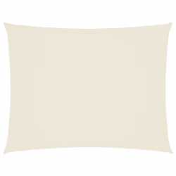 vidaXL Sunshade Sail Oxford Fabric Rectangular 3.5x5 m Cream Shade Canopy