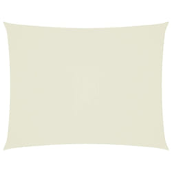 vidaXL Sunshade Sail Oxford Fabric Rectangular 4x5 m Cream Patio Shade Canopy