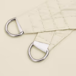 vidaXL Sunshade Sail Oxford Fabric Rectangular 5x8 m Cream Sunscreen Canopy - Additional view 4