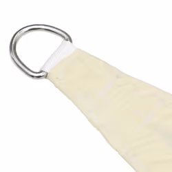 vidaXL Sunshade Sail Oxford Fabric Triangular 5x7x7 m Cream Sunscreen Canopy - Additional view 5