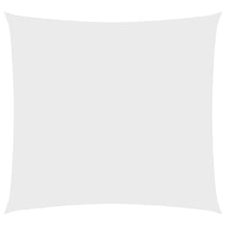 vidaXL Sunshade Sail Oxford Fabric Square 3.6x3.6 m White Sunscreen Canopy
