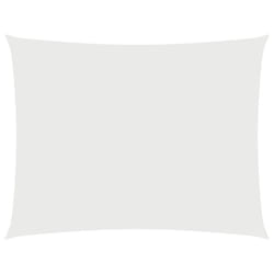vidaXL Sunshade Sail Oxford Fabric Rectangular 2x3.5 m White Sunscreen Canopy