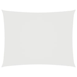 vidaXL Sunshade Sail Oxford Fabric Rectangular 2.5x3.5 m White Patio Sunscreen