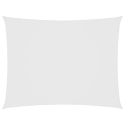 vidaXL Sunshade Sail Oxford Fabric Rectangular 2.5x4 m White Sunscreen Canopy