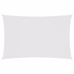 vidaXL Sunshade Sail Oxford Fabric Rectangular 2.5x5 m White Patio Sunscreen
