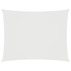 vidaXL Sunshade Sail Oxford Fabric Rectangular 3x5 m White Patio Shade Canopy