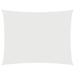 vidaXL Sunshade Sail Oxford Fabric Rectangular 3.5x5 m White Sunscreen Canopy
