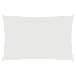 vidaXL Sunshade Sail Oxford Fabric Rectangular 4x7 m White Patio Shade Canopy