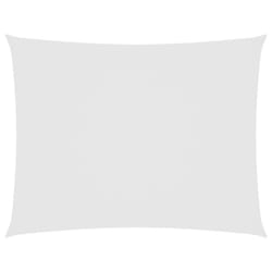 vidaXL Sunshade Sail Oxford Fabric Rectangular 5x6 m White Sunscreen Canopy