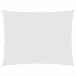 vidaXL Sunshade Sail Oxford Fabric Rectangular 5x7 m White Sunscreen Canopy