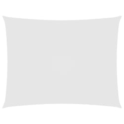 vidaXL Sunshade Sail Oxford Fabric Rectangular 5x7 m White Sunscreen Canopy