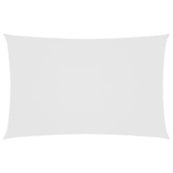 vidaXL Sunshade Sail Oxford Fabric Rectangular 5x8 m White Sunscreen Canopy