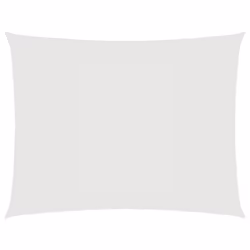 vidaXL Sunshade Sail Oxford Fabric Rectangular 6x7 m White Sunscreen Canopy