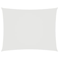 vidaXL Sunshade Sail Oxford Fabric Rectangular 6x7 m White Sunscreen Canopy