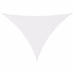 vidaXL Sunshade Sail Oxford Fabric Triangular 2.5x2.5x3.5 m White Sunscreen