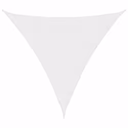 vidaXL Sunshade Sail Oxford Fabric Triangular 3.6x3.6x3.6 m White Sunscreen