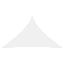 vidaXL Sunshade Sail Oxford Fabric Triangular 3x3x4.24 m White Patio Sunscreen