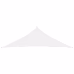 vidaXL Sunshade Sail Oxford Fabric Triangular 3x3x4.24 m White Patio Sunscreen - Additional view 2