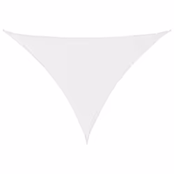 vidaXL Sunshade Sail Oxford Fabric Triangular 3.5x3.5x4.9 m White Sunscreen