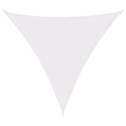 vidaXL Sunshade Sail Oxford Fabric Triangular 4x4x4 m White Sunscreen Canopy