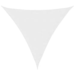vidaXL Sunshade Sail Oxford Fabric Triangular 4x4x4 m White Sunscreen Canopy