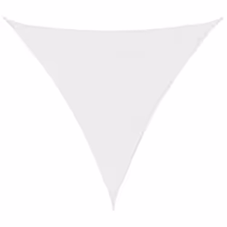 vidaXL Sunshade Sail Oxford Fabric Triangular 4.5x4.5x4.5 m White Sunscreen