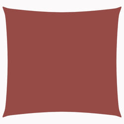 vidaXL Sunshade Sail Oxford Fabric Square 4x4 m Terracotta Patio Shade Canopy