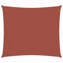 vidaXL Sunshade Sail Oxford Fabric Rectangular Patio Shade Sunscreen Canopy - terracotta, 2 x 2.5 m