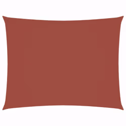 vidaXL Sunshade Sail Oxford Fabric Rectangular 2x3.5 m Terracotta Sunscreen