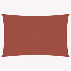 vidaXL Sunshade Sail Oxford Fabric Rectangular 2.5x5 m Terracotta Sunscreen