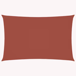 vidaXL Sunshade Sail Oxford Fabric Rectangular 4x7 m Terracotta Patio Shade