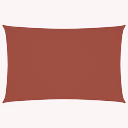 vidaXL Sunshade Sail Oxford Fabric Rectangular 5x7 m Terracotta Patio Shade