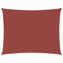 vidaXL Sunshade Sail Oxford Fabric Rectangular 6x7 m Terracotta Sunscreen