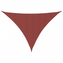 vidaXL Sunshade Sail Oxford Fabric Triangular 3x4x4 m Terracotta Patio Shade