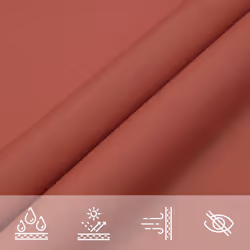 vidaXL Sunshade Sail Oxford Fabric Triangular Shade Sail Sunscreen Canopy - terracotta, 4 x 4 x 5.8 m - Additional view 6