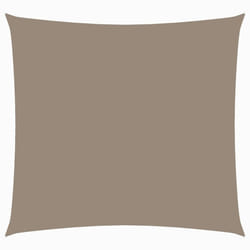 vidaXL Sunshade Sail Oxford Fabric Square 4.5x4.5 m Taupe Patio Shade Canopy