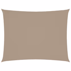 vidaXL Sunshade Sail Oxford Fabric Rectangular 2x3.5 m Taupe Patio Sunscreen
