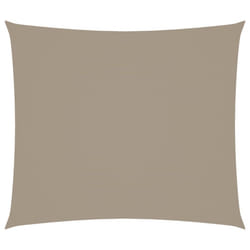 vidaXL Sunshade Sail Oxford Fabric Rectangular 2.5x3 m Taupe Shade Canopy