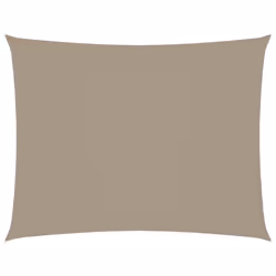 vidaXL Sunshade Sail Oxford Fabric Rectangular 2.5x3.5 m Taupe Shade Canopy