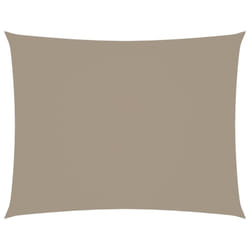 vidaXL Sunshade Sail Oxford Fabric Rectangular 2.5x3.5 m Taupe Shade Canopy