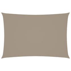 vidaXL Sunshade Sail Oxford Fabric Rectangular 2.5x4.5 m Taupe Patio Shade